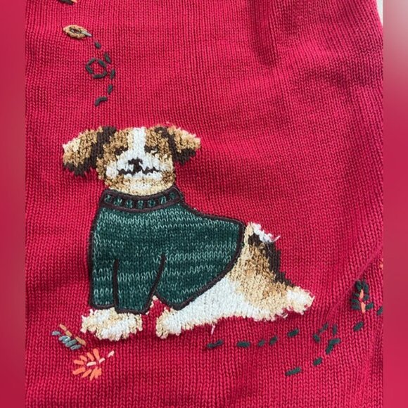 Knit zip up dog vest size large - Picture 3 of 3